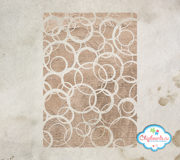 Трафарет Chipboards "Мыльные пузыри"