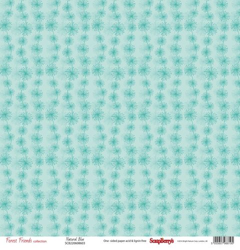 Бумага Scrapberrys "Лес Чудес " Одуванчики (SB633)