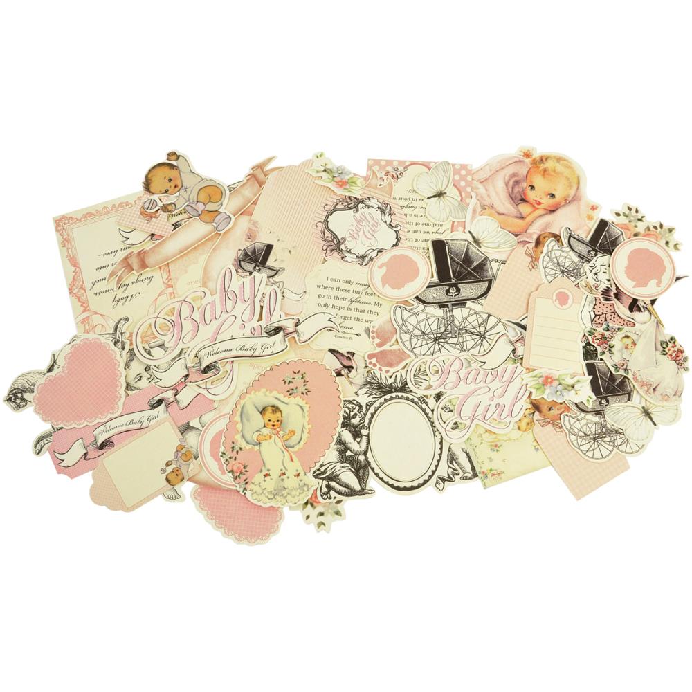 Набор вырубки из картона Kaisercraft "Bundle Of Joy Girl "