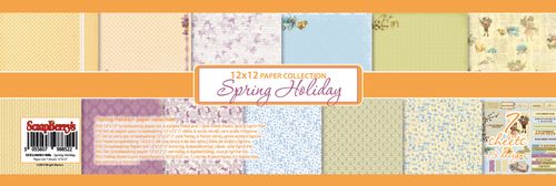 Набор бумаги 30 х 30 см Scrapberrys "Весенний праздник"