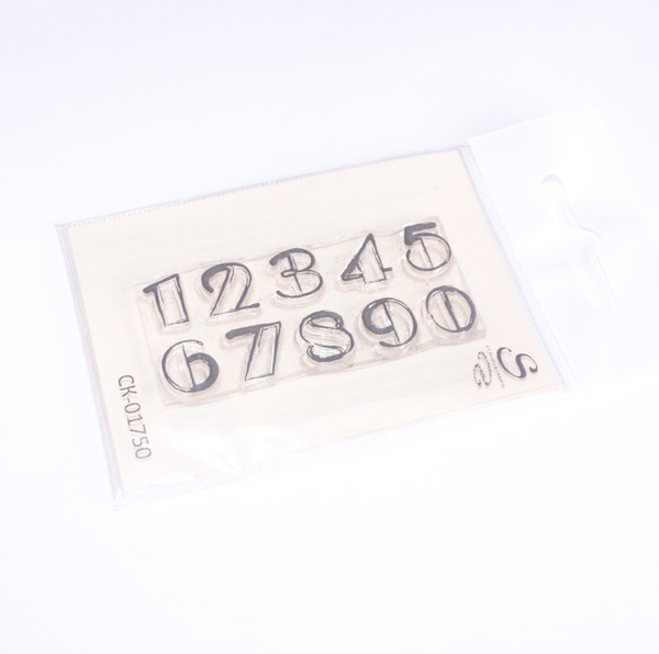 Штамп Stylish Stamps "Цифры №17 (карандаш)"