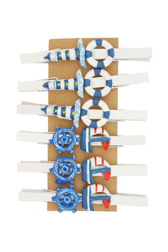 Набор декоративных прищепокScrapberrys "Море"