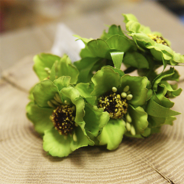 Букет бегоний, цвет салатовый