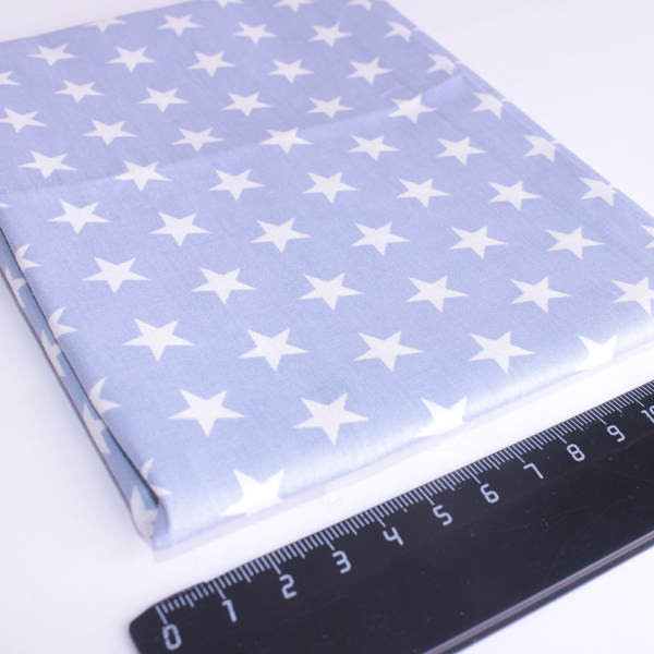 Отрез ткани 48 х 48 см "Звёздочки на серо- голубом"