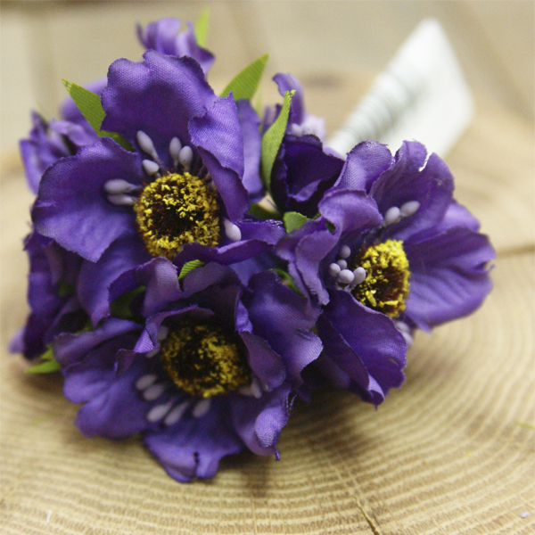 Букет бегоний, цвет фиолетовый.