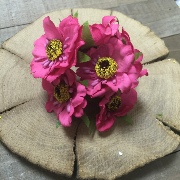 Букет бегоний, цвет фуксия