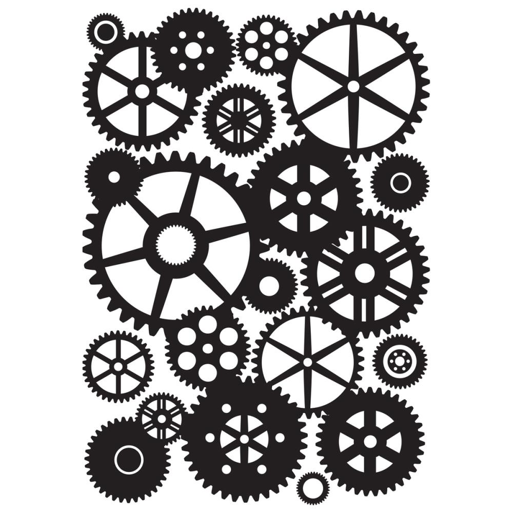 Папка для тиснения Kaisercraft "Шестерёнки"