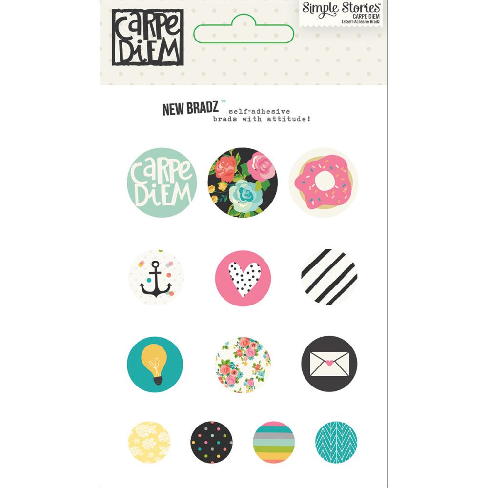 Набор брадс Simple Stories "Carpe Diem"