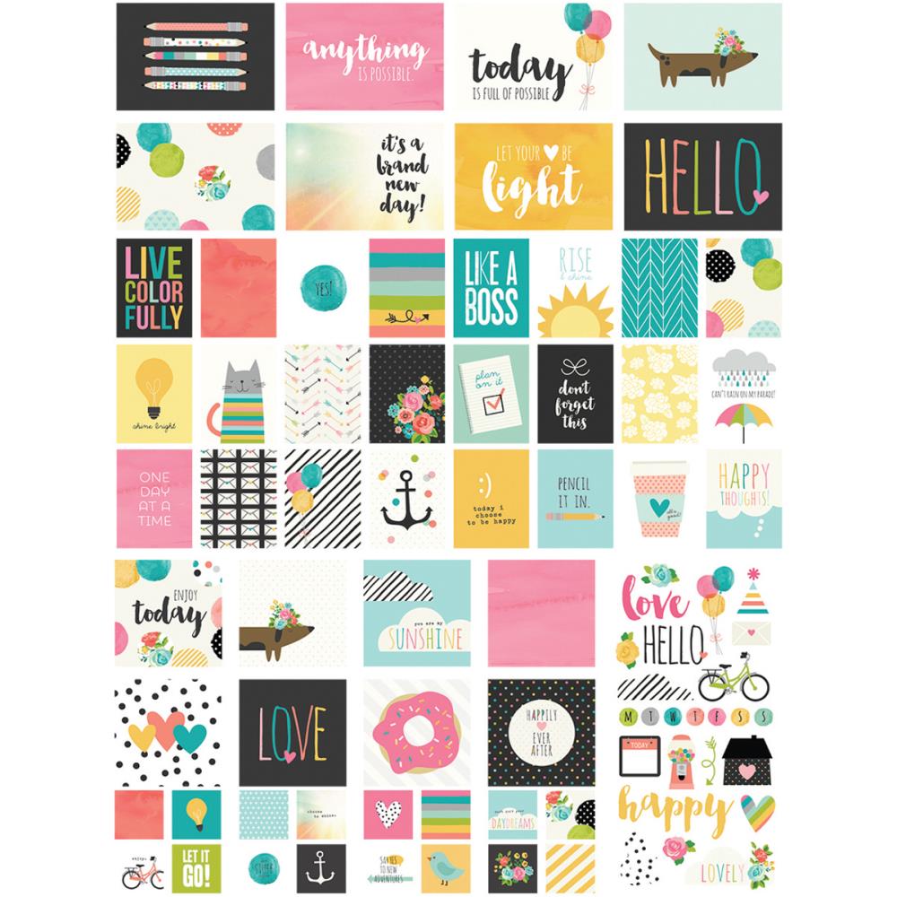 Набор карточек и вырубки Simple Stories "Carpe Diem"