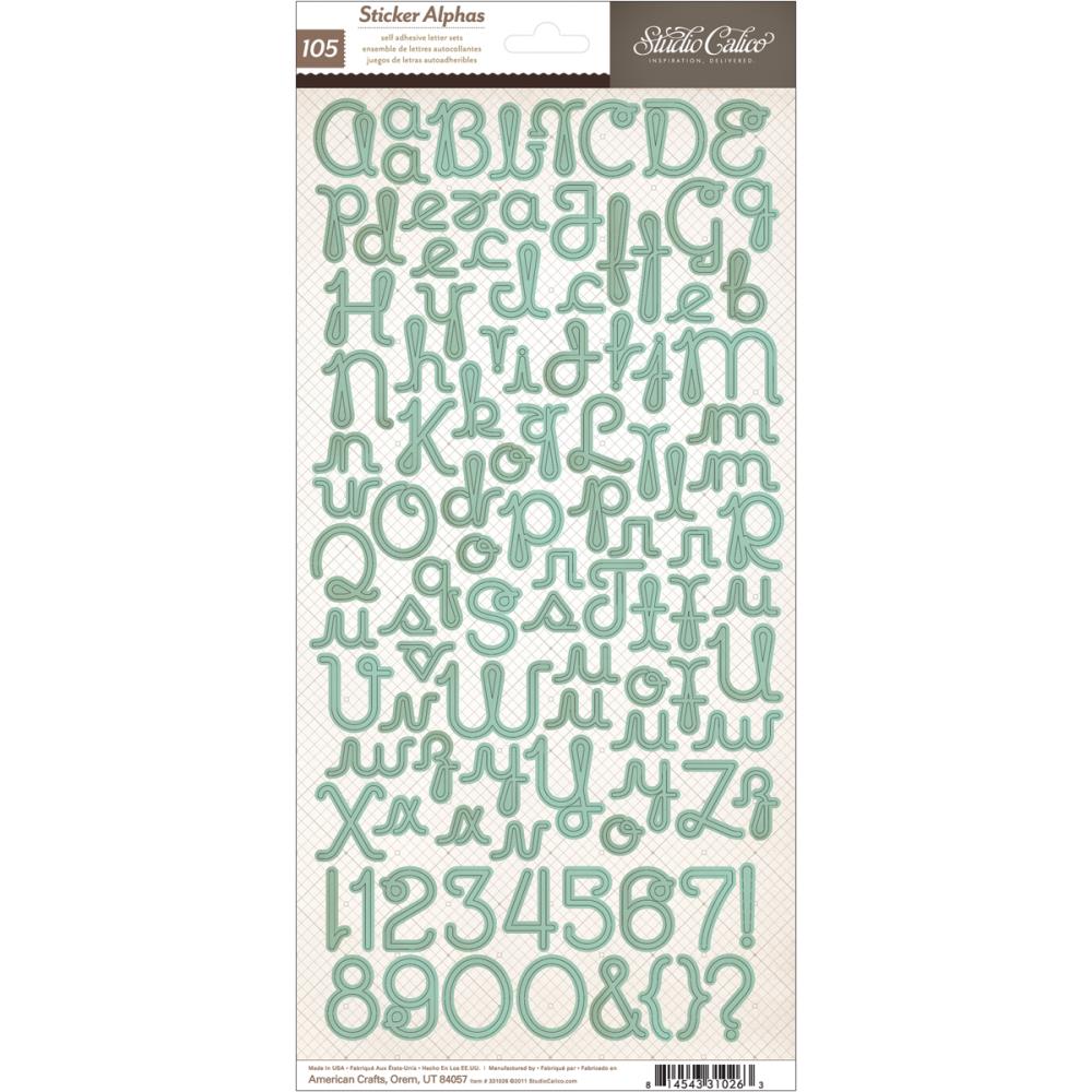 Наклейки "Алфавит" Studio Calico "Abroad"