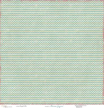 Бумага Karaliki 30 х 30 см "Маленькая звёздочка", шеврон (KRL55)