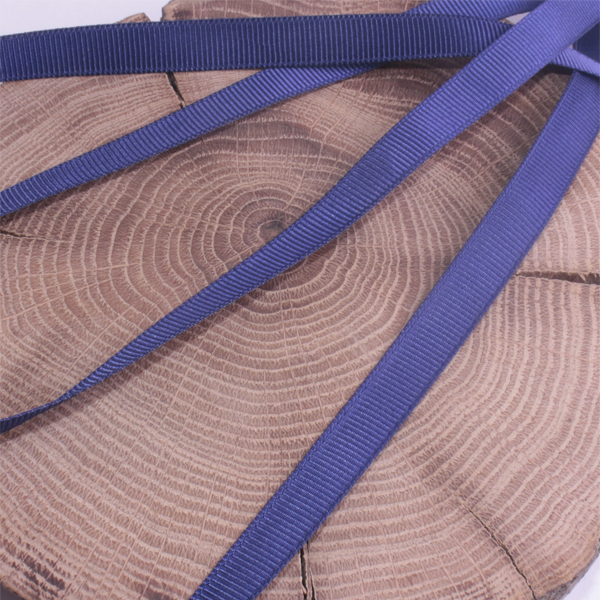 Лента репсовая 12 мм, цвет синий