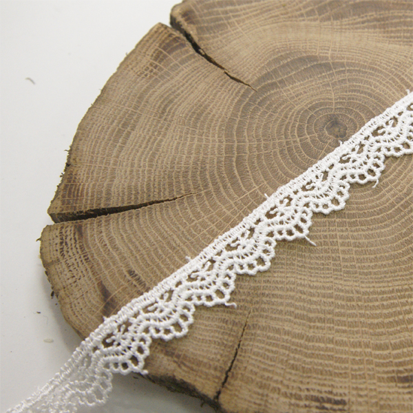 Кружево гипюрное 1,5 см "Ажур", цвет белый