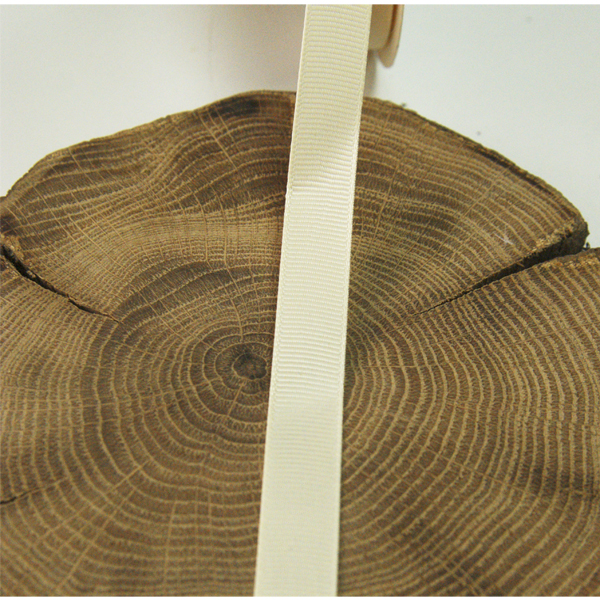 Лента репсовая 10 мм, цвет кремовый