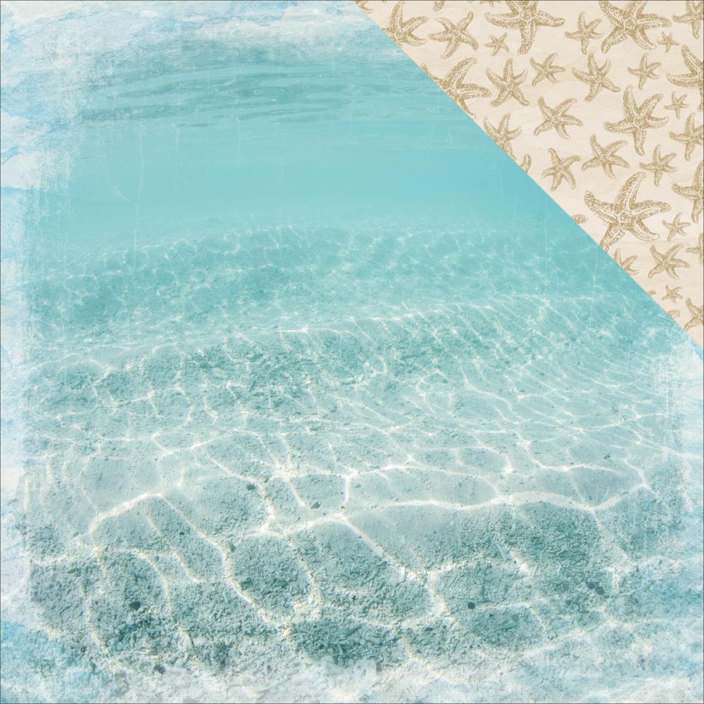 Двусторонняя бумага Kaisercraft "Coastal Escape" Underwater (Kaiser477)