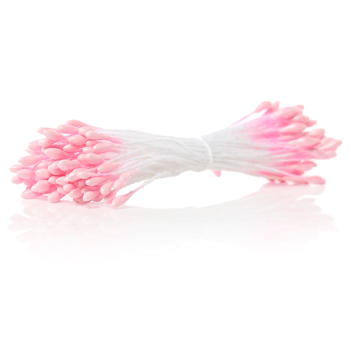 Тычинки 3 мм, 85 штук, цвет розовый
