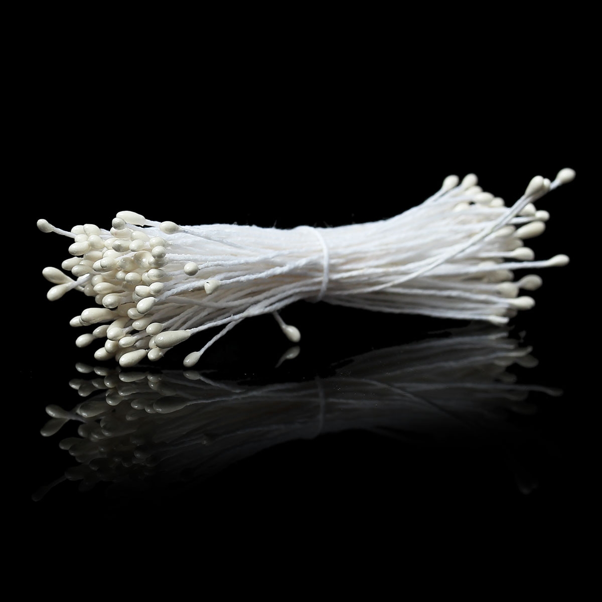 Тычинки 3 мм,190 штук, цвет белый