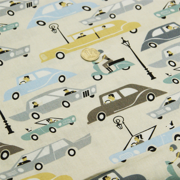 Отрез ткани 79 х 49 см "Трафик"