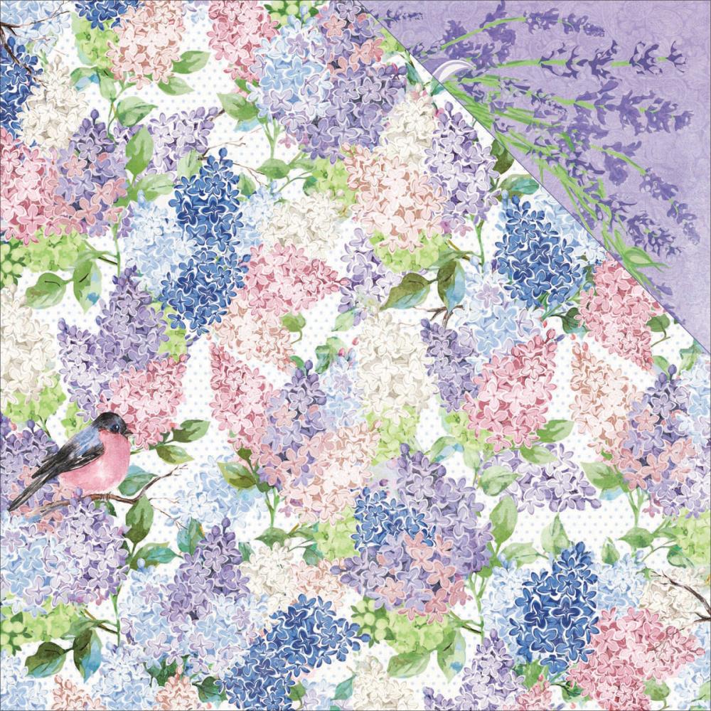 Двусторонняя бумага для скрапбукинга Bo Bunny "Secret Garden" (Bob368)