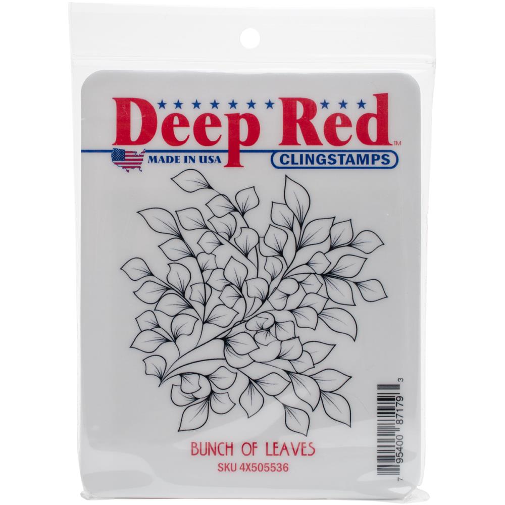 Штамп резиновый DeepRed "Веточка с листиками"