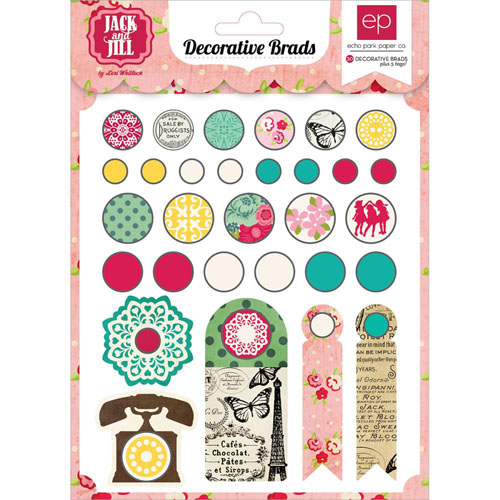 Набор брадс Echo Park "Jack & Jill Girl"