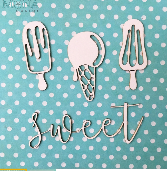 Чипборд MONAdesign "Сладко"