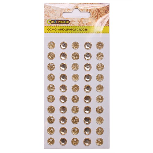 Набор граненых страз Craft premier, золото