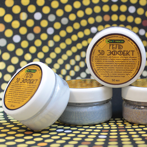 Декоративный 3D-гель CraftPremier, прозрачный, 50 мл