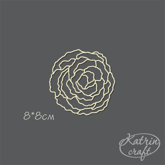 Чипборд "Бегония большая"