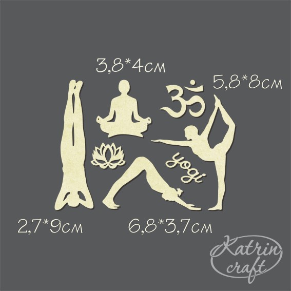 Чипборд "Набор Йога"