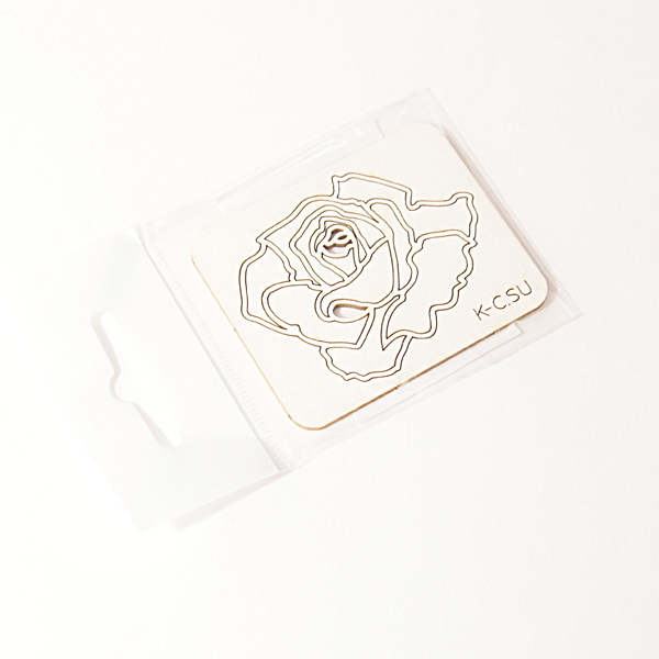 Чипборд "Роза контурная №2"