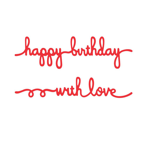 Ножи Spellbinders "Надписи 3"