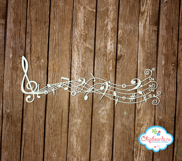 Чипборд Chipboards "Музыка"