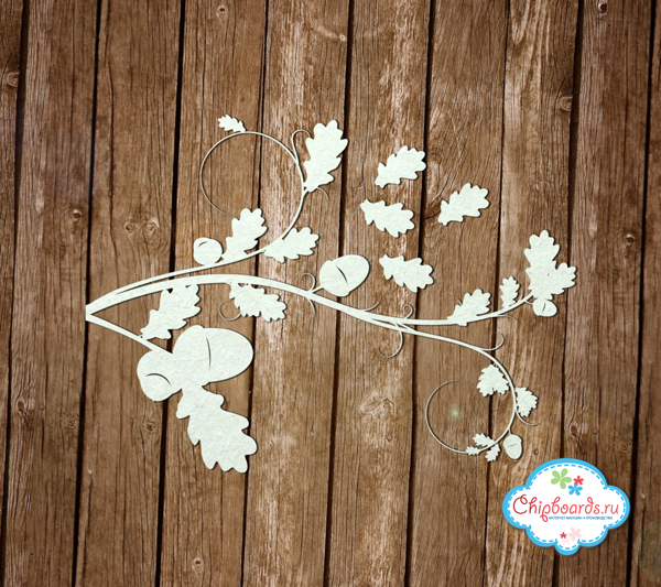 Чипборд Chipboards "Дубовая веточка"