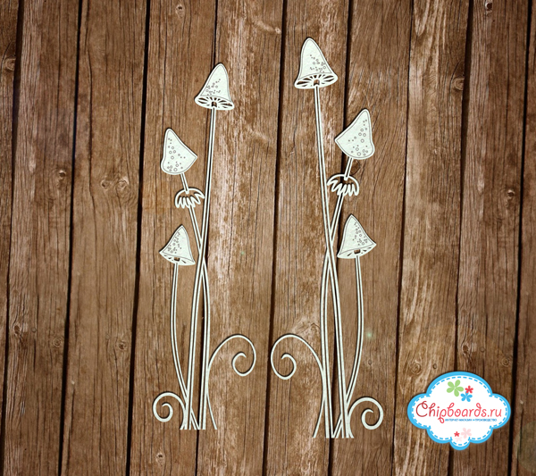 Чипборд Chipboards "Поганки"