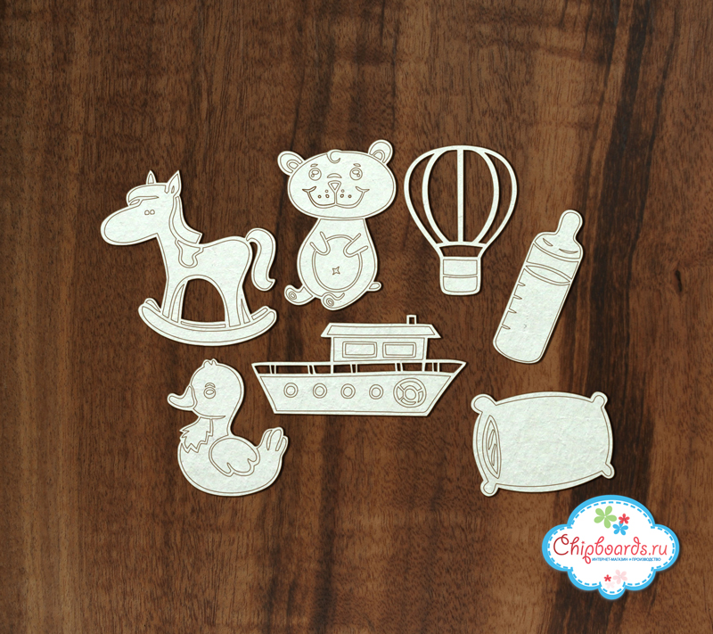 Чипборд Chipboards "Детские игрушки (3)"