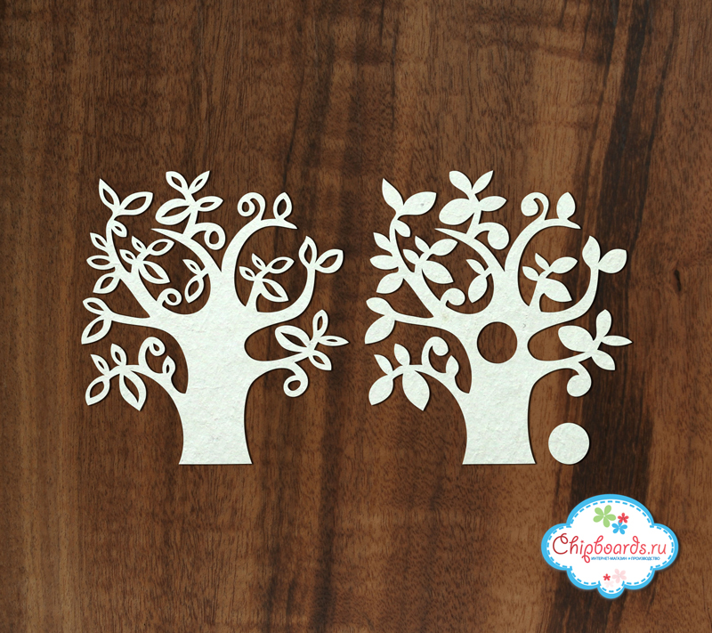Чипборд Chipboards "Деревья "