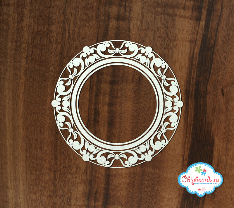 Чипборд Chipboards Рамка "Тарелка"