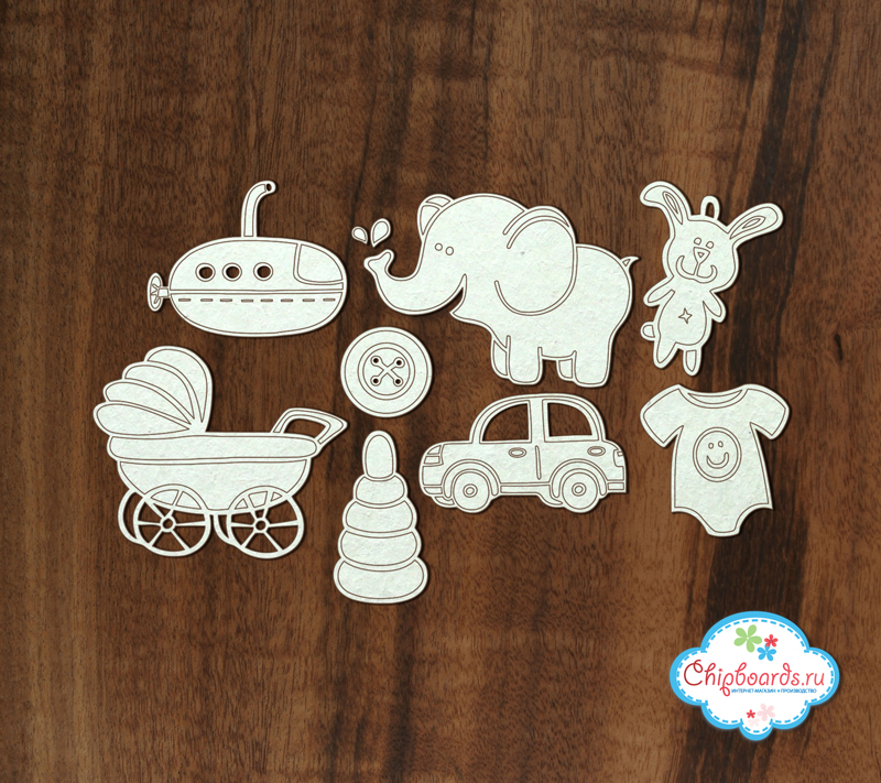 Чипборд Chipboards "Детские игрушки 5"