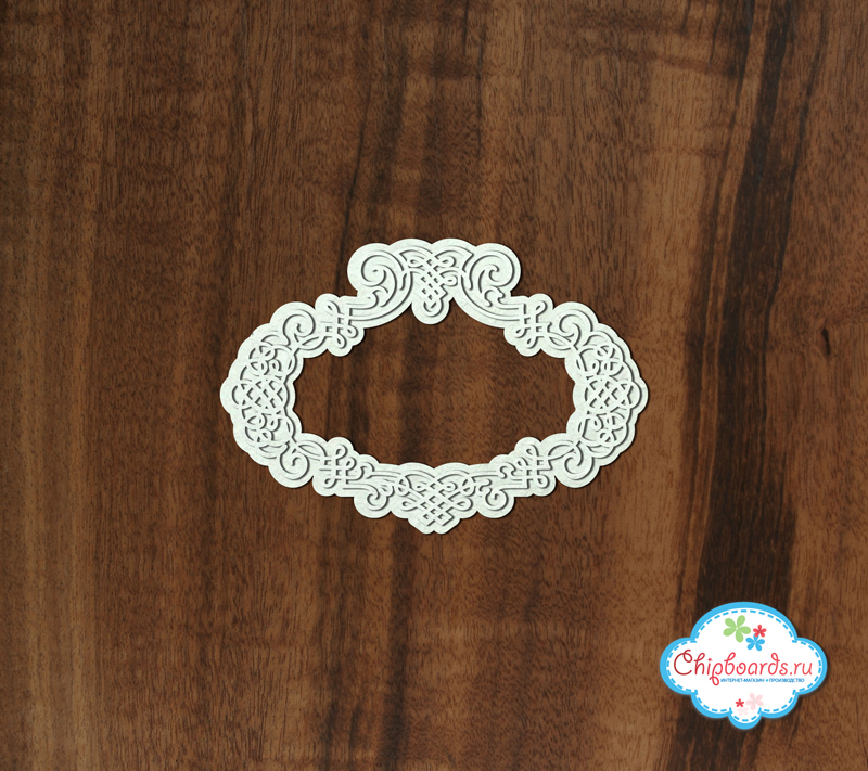 Чипборд Chipboards Объёмная рамка "Восточный узор (3)"