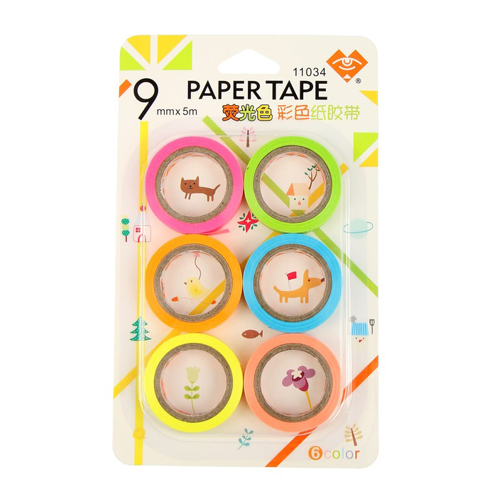 Набор декоративного скотча "Яркие акценты"