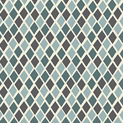 Ткань лоскутная 50 х 55 см "4507", ромбы серо-зелёные