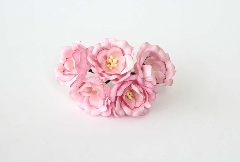 Букет магнолий 3,5 см, цвет розовый