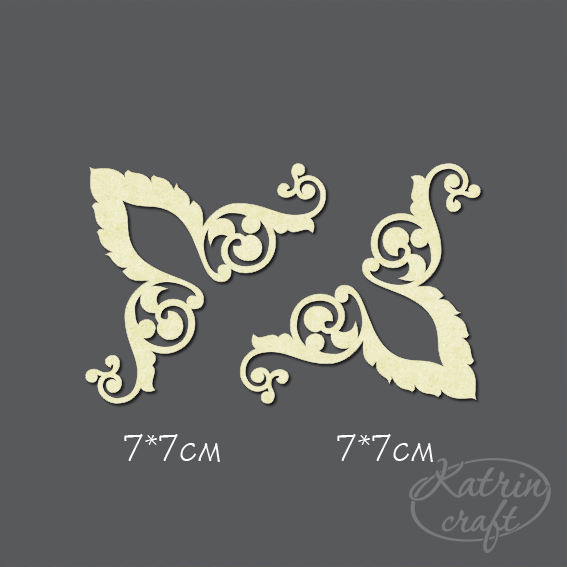 Чипборд "Уголки №6 2шт"