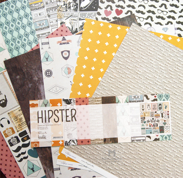 Набор бумаги Karaliki 30 х 30 см "Hipster"