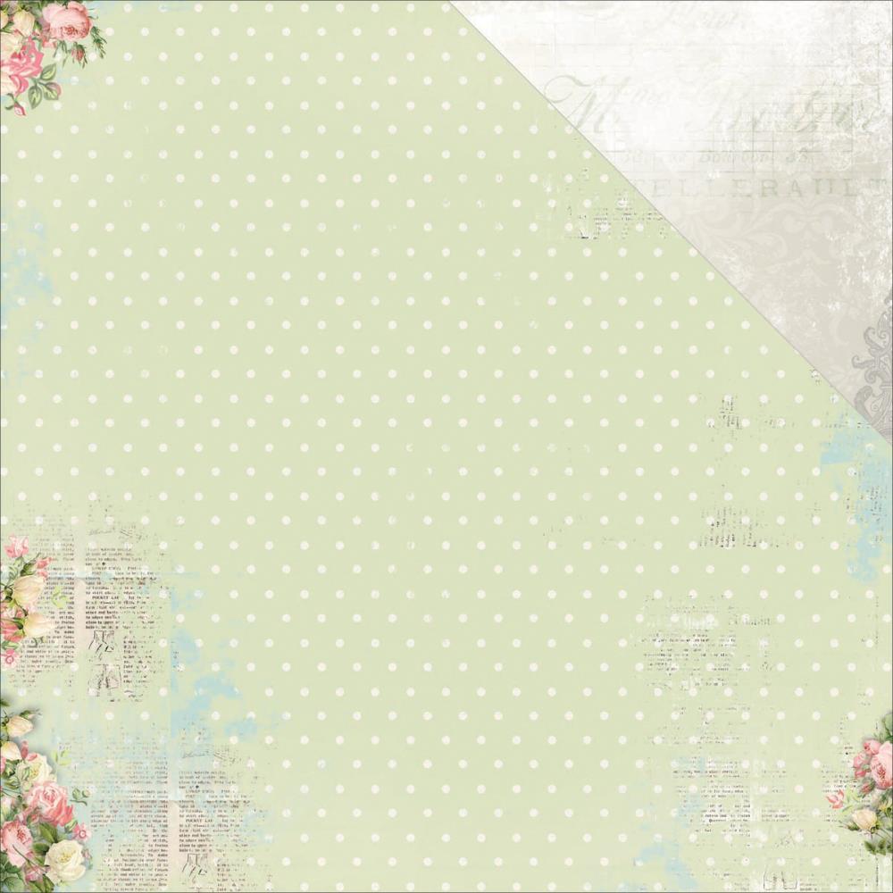 Двусторонняя бумага для скрапбукинга Bo Bunny "Soiree"Tranquil (Bob374)