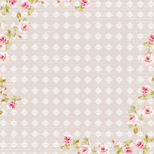 Бумага Scrapberrys "Цветущий Сад ", Эхо весны (SB692)