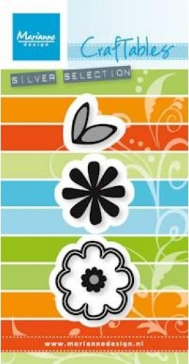 Набор ножей Marianne Designs "Цветочки 1358"