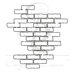 Штамп "Фон - кирпичная стена"