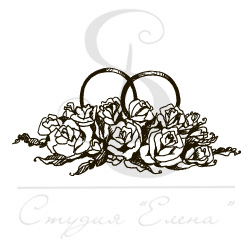 Штамп "Кольца с розами"